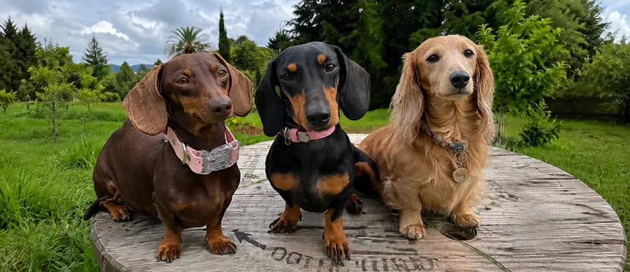 Perros Salchicha socializando — Criadero Perros Salchicha, El Retiro Antioquia